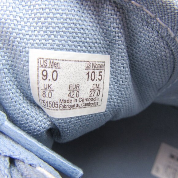 Vans Old Skool Mono Dusty Blue Mens Size 9 Sneakers NEW - Picture 10 of 13